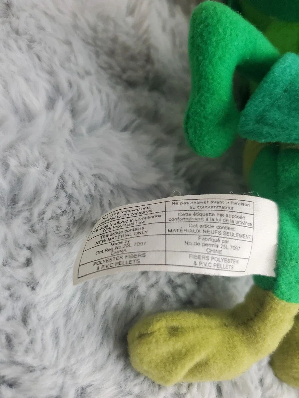 Vintage RARE HTF The Flintstones The Great GAZOO Plush 9 inch: Read